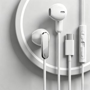Tai Nghe Nhét Tai Có Dây 35mm Type-C Giao Diện Kép Điều Khiển Âm Lượng Tai Nghe Chơi Game Âm Thanh Nổi HiFi Bass Có Micrô Cho Âm Nhạc Và Trò Chơi Điện Tử