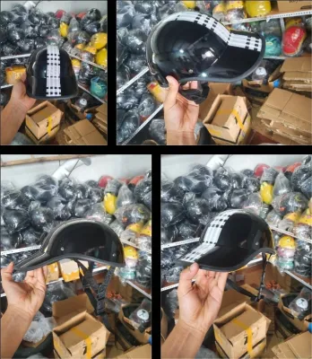 (giá sỉ) Mũ bảo hiểm nửa đầu thời trang lưỡi trai đi xe máy - Nón bảo hiểm 1/2 lưỡi trai thời trang