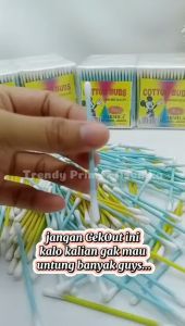 Cotton Buds Balok Isi 12 Set & Isi 65 Lusin