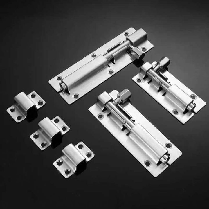 Stainless Steel Door Latch&Bolts Gate Anti-theft Security Door Bolt ...