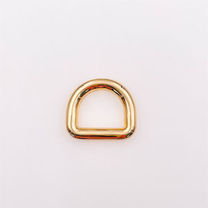 Handmade Leather Bag Hardware Accessories Seamless Half Ring Connectors D-Ring Buckles for Fashion Apparel And Accessories