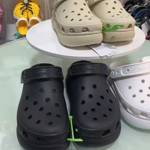 Crocs Crush Clog Beach Shoes: Non-Slip & Height Increasing