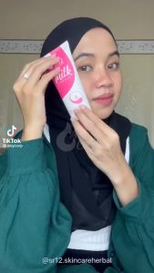 MILK CLEANSER SR12 / SUSU PEMBERSIH WAJAH ALAMI BPOM / MEREGENERASI SEL KULIT WAJAH