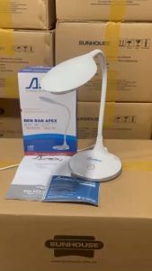ĐÈN BÀN APEX APE-01LED -phím cảm ứng  3 màu ánh sáng điều chỉnh  tốt cho mắt  tuổi thọ cao 30000 h  bảo hành toàn quốc 12 tháng