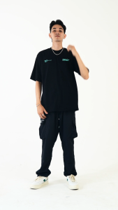 TENDENCIES Tshirt Oversized Run Of Ten Black