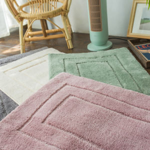 Thảm Phòng Tắm Sang Trọng 5 Sao Dày Thảm Vệ Sinh Phòng Tắm Chống Trượt Thảm Chân Mày Thấm Hút Mạnh Thảm Sàn Nhà Máy in Sợi Tổng Hợp