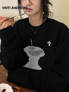 Fashion Loose Slouchy Womens Sweatshirt