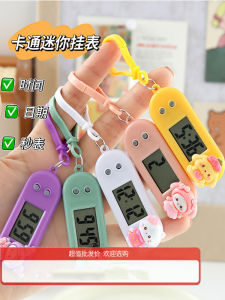 Đồng Hồ Điện Tử Mini Hoạt Hình Dễ Thương Đồ Trang Trí Thời Gian Học Sinh Đồng Hồ Đeo Cổ Thời Gian Ngày Đèn Báo Thức Im Lặng
