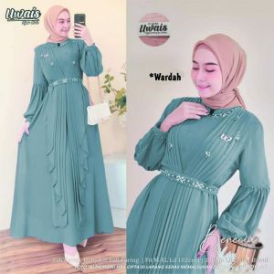 PATRICIA DRESS PESTA MAXY POLOS GAMIS BENECIA CERUTY POLOS FASHION MUSLIM TERBARU