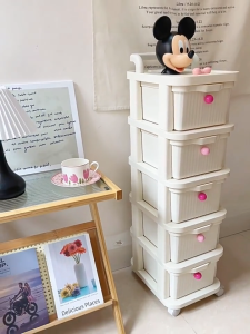 Multi-Purpose 3/4/5 Tier Trolley Utility Cart Rolling Trolley Household Rack Multifunction Storage Trolley Kitchen Organizer