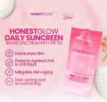 Honest Glow Daily Sunscreen SPF50 with FREEBIES. 