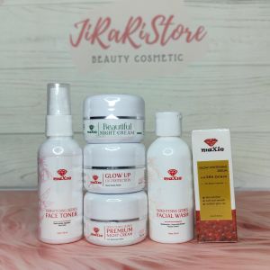 (Free Gift) PAKET MAXIE SKINCARE GLOW ISI 6 ORIGINAL BPOM