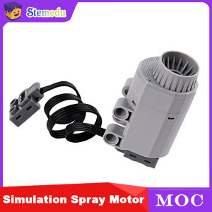 MOC Smoke Spray Exhaust Kit - Electric Smoke Generator for Building Block Sports Cars | PF-Compatible DIY Modification Parts