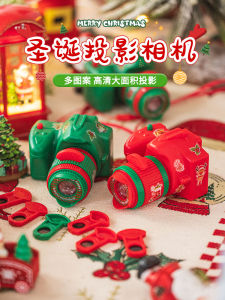 Christmas Decoration Elderly Snowman Children Projection Camera Luminous Decoration Toys Kindergarten Gifts Scene Layout