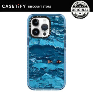 CASETiFY Artists Oil Painting: We and the Waves Series Case for iPhone 14 Pro Max / iPhone 13 Pro Max / iPhone 12 Pro Max / iPhone 14 Plus / iPhone 12/13/14 Pro / iPhone 11 Phone Case Protective Cover | Authentic Original