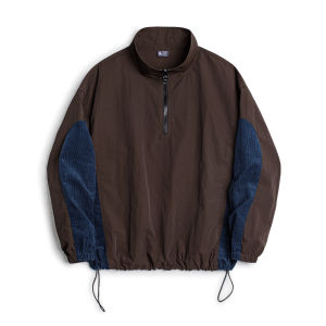 MADEN | American Vintage Corduroy Patchwork Zip-Up Jacket