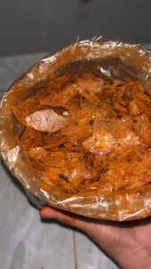 kripca/keripik kaca/pikca rasa pedas gurih daun jeruk kemasan 1kg