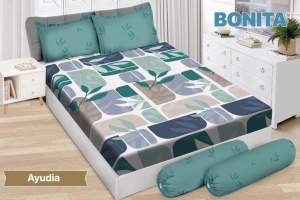 (BISA COD) SPREI BONITA DISPERSE UK 180/120 * 200 CM DIJAMIN TIDAK LUNTUR