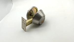 Stainless Steel Deadbolt Door Lock For Door Deadbolt Copper Key Single Cylinder