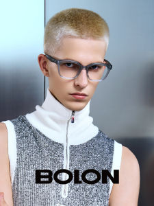 BOLON | Retro Plain Black Eyeglasses Frame