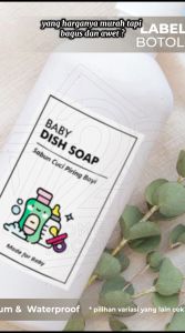 Label Stiker Botol Sabun Best Seller Anti Air - Waterproof Desain Warna Estetik / Stiker Botol Laundry / Stiker Botol Sampo / Stiker Botol Deterjen (HANYA STIKER)