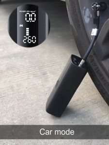 Mini Portable Air Pump Electric Pompa Angin Ban Sepeda Motor Mobil Car Wireless 8000 MAH