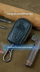 Bao Da Chìa Khóa Ô Tô Handmade Vinfast VF e34 VF9 Da Rắn thật