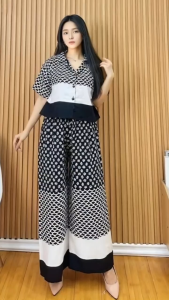 Ekslusif setelan Jemma pendek / celana higtwaist terbaru