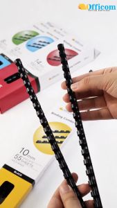 Binder Rings Plastic 1Box 50pcs A4 Size 21 Holes 50-150 Sheets Capacity School Supplies PVC Plastic for Projects Craft