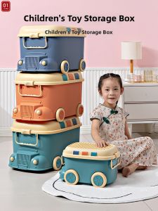 Toy Clothes Storage Box with Wheels