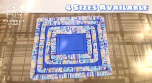 Pawfect Square Pet Sleeping Bed Comfortable Pet Soft Bed Sleeping Mat for Cat and Dog Pet Bed Kennels Durable Comfort Pet Bed