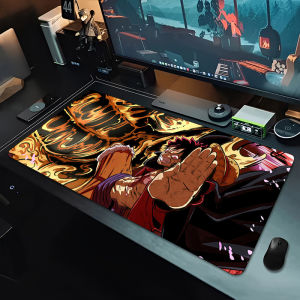 Bandai | Anime One Piece Luffy Quá Khổ Rộng Để Bàn Miếng Lót Chuột Lớn Thể Thao Điện Tử Game Thủ Cao Su Bàn Phím Cho Phụ Kiện Máy Tính