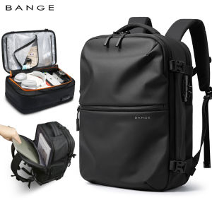 BANGE Anti-Theft Cabin Bag Wet And Dry Separation Travel Backpack for Men Women Hand Luggage 15.6 inch Laptop Backpacks for Male