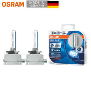 Osram | OSRAM HID D3S Xenon Super White Car Headlight 6000K 12V 35W High/Low Beam 66340CBA PK32d-5 Cool Blue Advance 1Pair