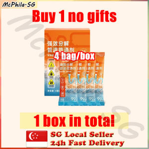 ⚡SG stock⚡ 4 bags/box Sink drain cleaner / Powerful drain clog remover / Sink choke remover / Toilet pipe cleaner / Kitchen drain declogger 管道疏通剂 下水道疏通剂