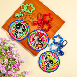 พวงกุญแจธีมตัวการ์ตูน“พาวเวอร์พัฟเกิร์ล” 1 ชิ้น/3 ชิ้น เหมาะสำหรับใช้เป็นพวงกุญแจสำหรับกระเป๋าและกระเป๋าเป้