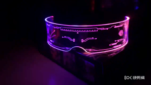 LED multi-function luminous glasses 7 Colors Bilateral Touch Control Change Party Bar Music Festival Tech Flashing Glasses Props