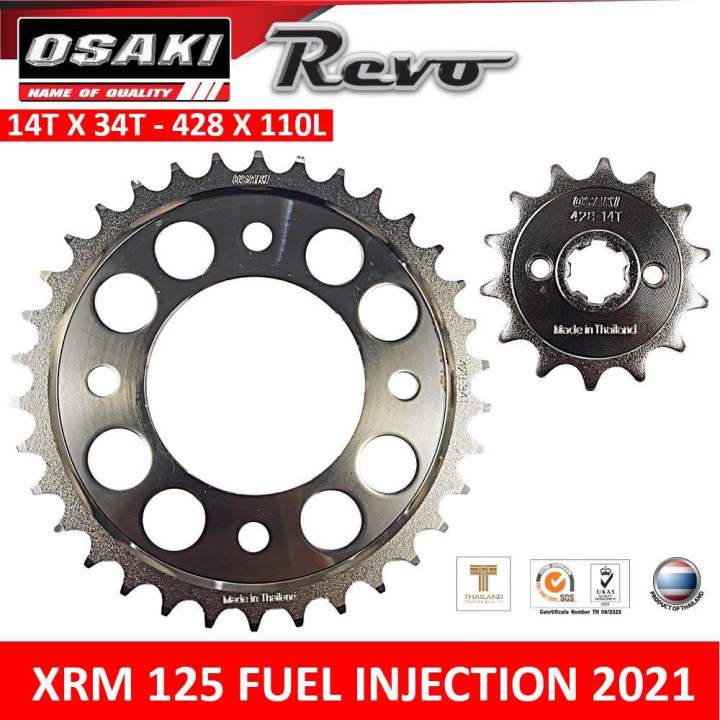 XRM%20125%20FI%202021%20Osaki%20Revo%20Chain%20&%20Sprocket%20Set%20%5BMade%20Thailand%5D%2014-36%20size%20-%20Image%202