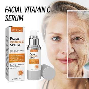 Anti-aging and whitening vitamin C essence fades facial fine lines and wrinkles moisturizes the skin