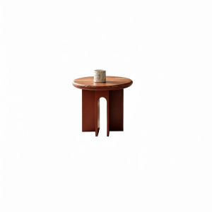 Natural Luxury Stone Circular Contrast Color Mother-Child Combination Zen Style Coffee Table