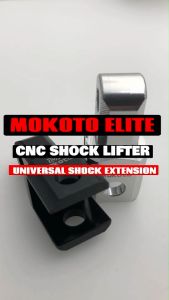 MOKOTO ELITE SHOCK LIFTER 7MM CNC ALLOY 1PC ( NO BOLTS ) 8957 UNIVERSAL SHOCK EXTENSION FOR MOTORCYCLE SPEEDMOTO