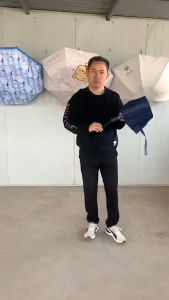 Upmarket Full-Automatic Umbrella 24-Ribs Dual-Purpose Umbrella Large Anti UV Sun Rain Folding Umbrella