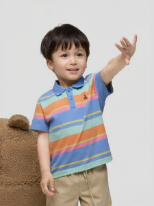 Gap | Cotton Bear Embroidery Polo Shirt for Boys