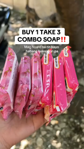 【MY Girl】6 Set/12pcs G21 COMBO SOAPS | Kojic papaya honey oatmeal | Golden Dust Soap With Freebies