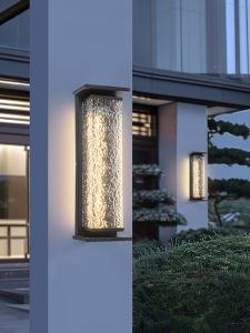 Minimalist Outdoor Sensor Wall Lamp Waterproof House Yard Wall Lamp Outdoor Doorway Balcony Terrace Solar Wall Lamp