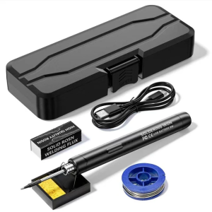JCD 5V 8W USB Soldering Iron Mini Portable Professional Pen Soldering Iron 300-450℃ 800mAh Battery Rapid Heating Welding Kit