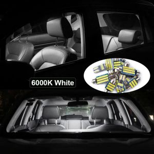 9Pcs Canbus Car LED Interior Reading Dome Light For Hyundai i10 Grand i10 N Line 2007- 2019 2020 2021 2022 2023 Trunk Bulbs Kit