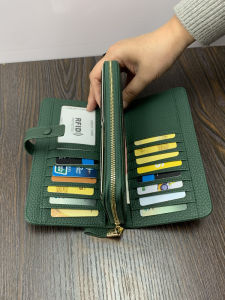 SIFULUN | Ví Da Chống Trộm RFID 18 Ngăn