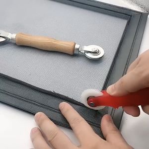 Screen Window Spline Roller Double Headed Hand Hooks Screen Door Repair Tool Kit Screen Installation Tool