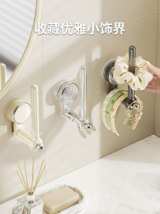 Giá Treo Kẹp Tóc Gắn Tường Phòng Tắm Giá Để Đồ Trang Trí Tóc Kẹp Tóc Dây Thừng Móc Kẹp Tóc Phụ Kiện Tóc Đơn Giản Tiện Dụng